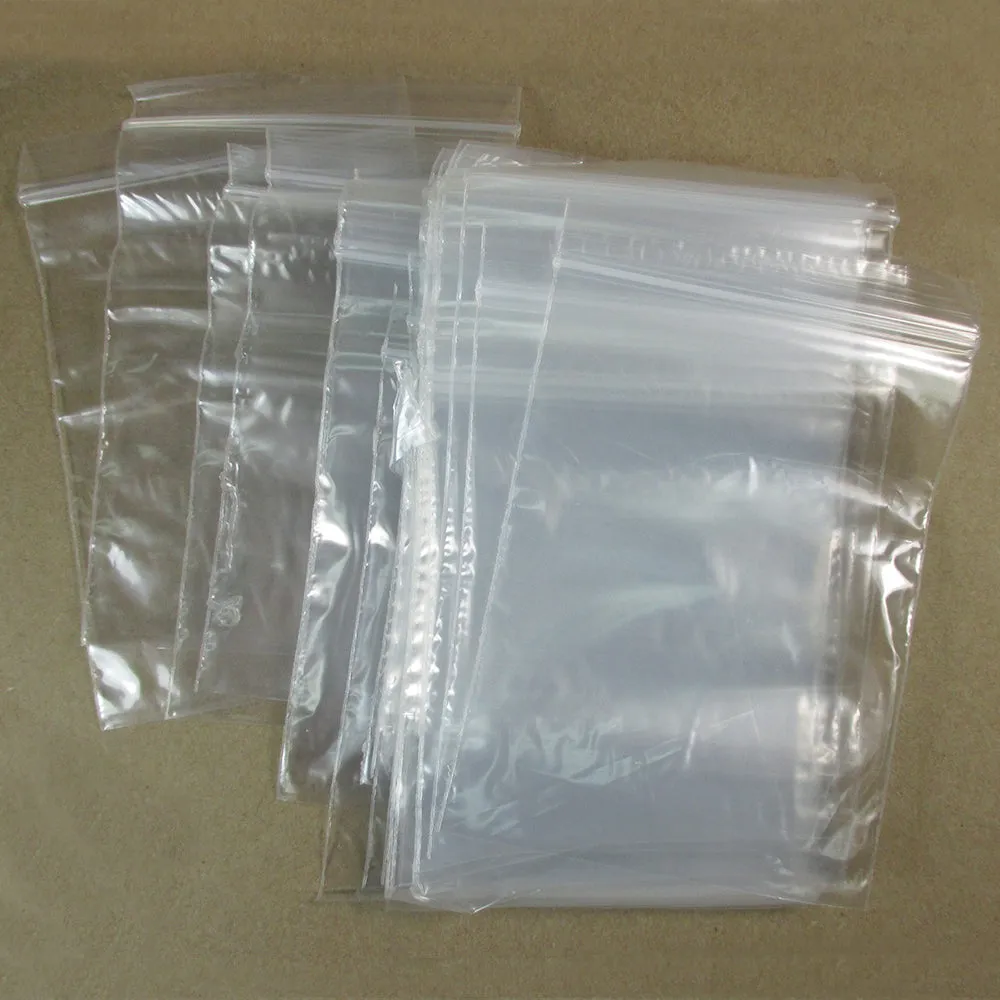 200 Baggies W 3" X 4" H Small Reclosable Clear Plastic Poly Bags 2.5ml