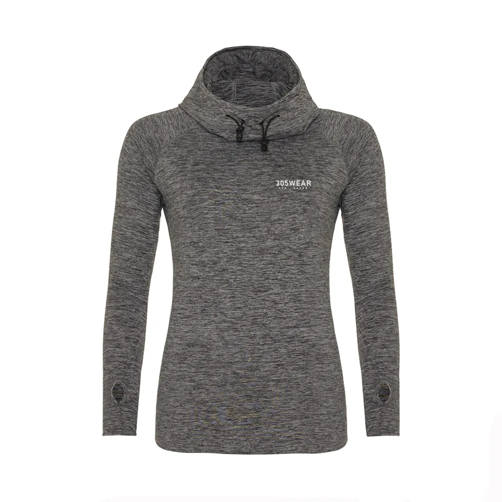 305WEAR Wordmark Performance Lite Womens Cowl Neck Hoody