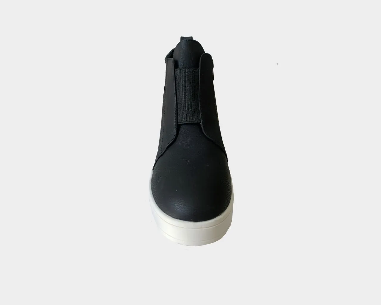 4. The Bond Black Wedge Sneakers - The Milano