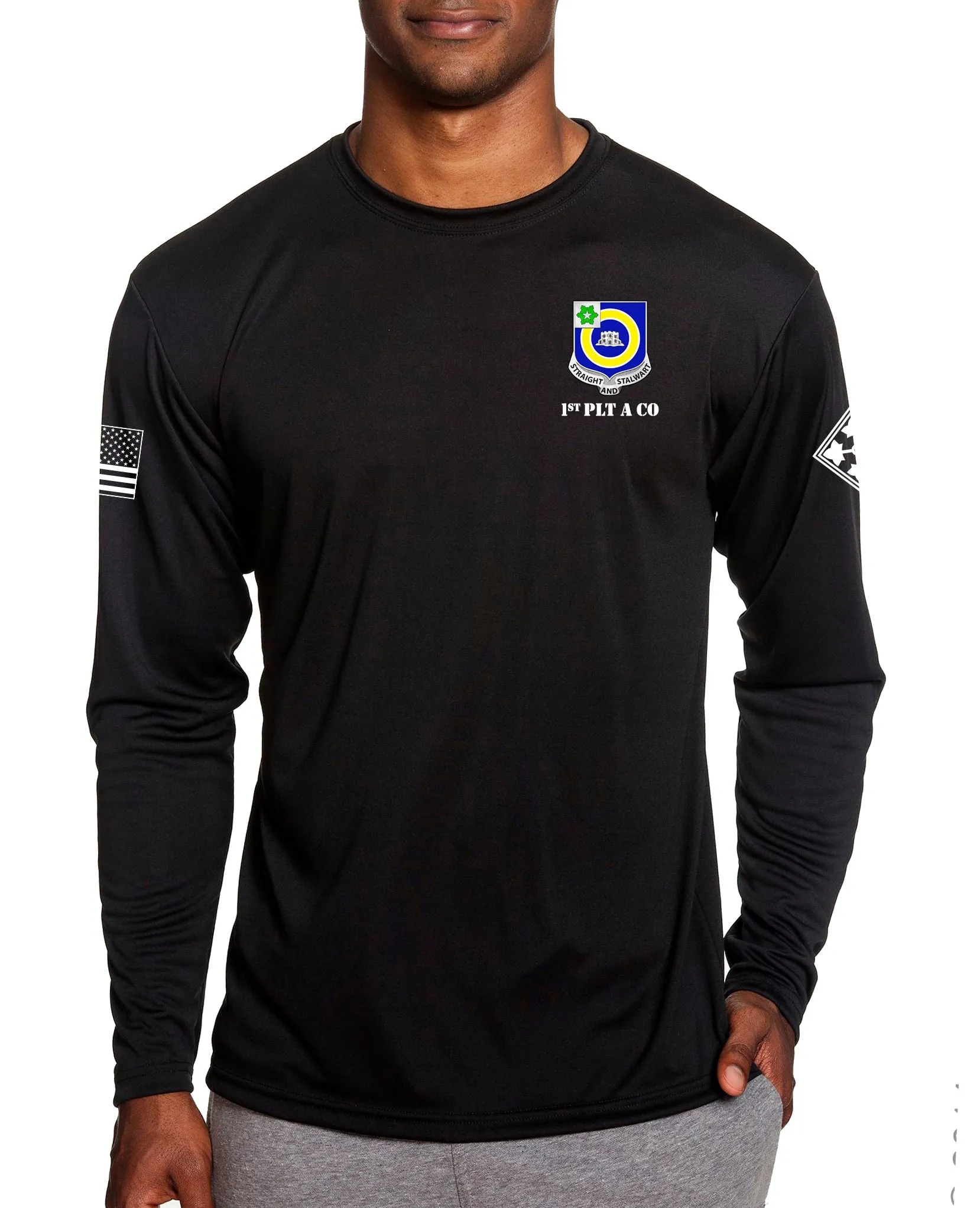 Able Co Reapers Long Sleeve Performance PT Shirt. This shirt IS approved for PT.