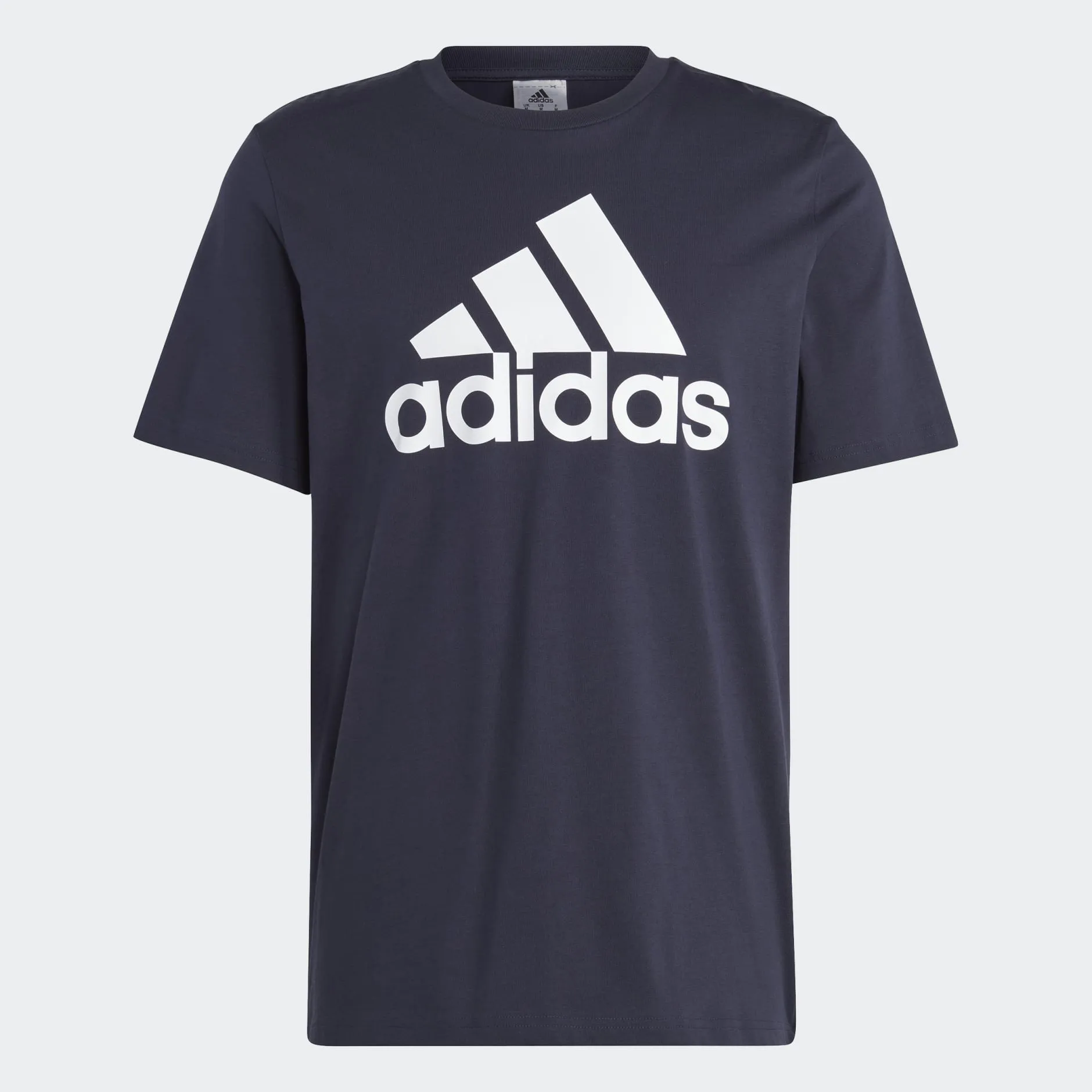 ADIDAS ESSENTIALS SINGLE JERSEY BIG LOGO T-SHIRT - BLUE