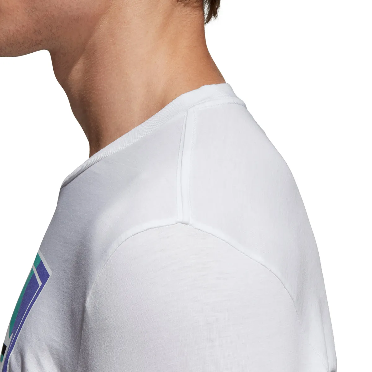 Adidas Originals Front Graphic Men's Shortsleeve T-Shirt White/Blue