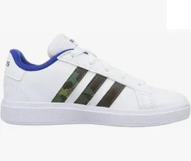 Adidas scarpa sneakers da ragazzo Grand Court 2.0 K GV6796 bianco mimetico