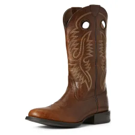 Ariat Mens Sport Big Hoss Western Boot Brown Patina