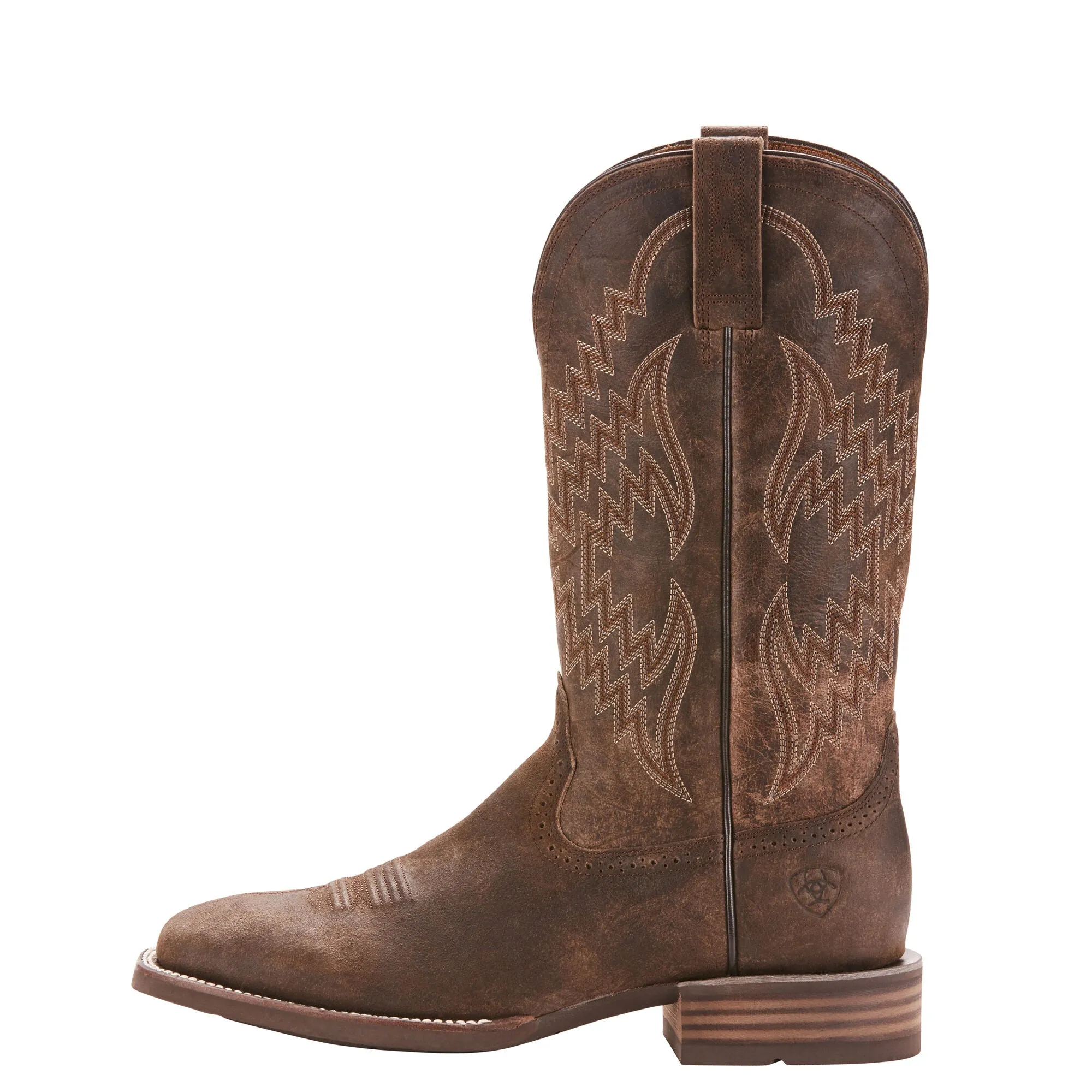 Ariat Mens Tycoon Western Boot Antiqued Grey