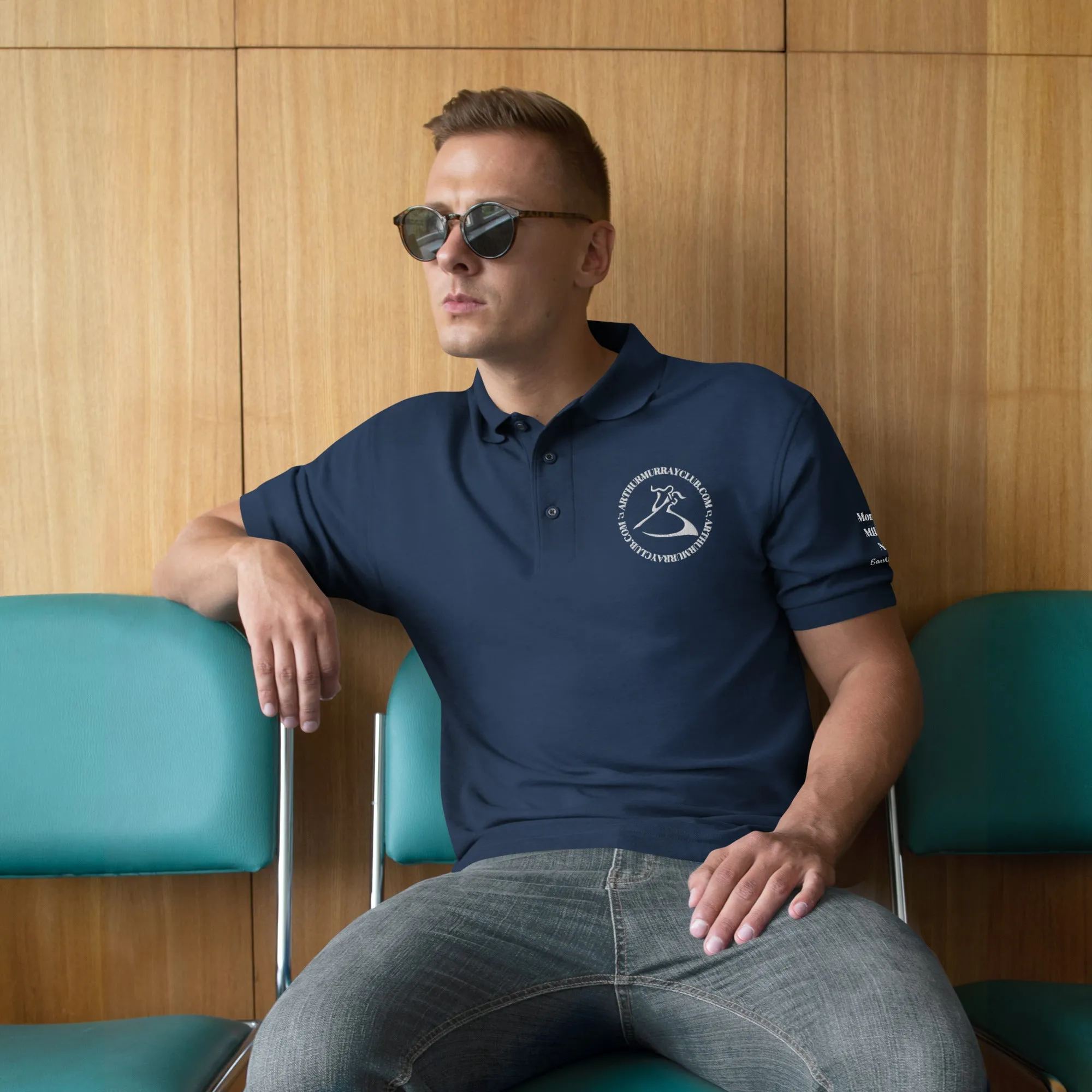 Arthur Murray Men's Premium Polo