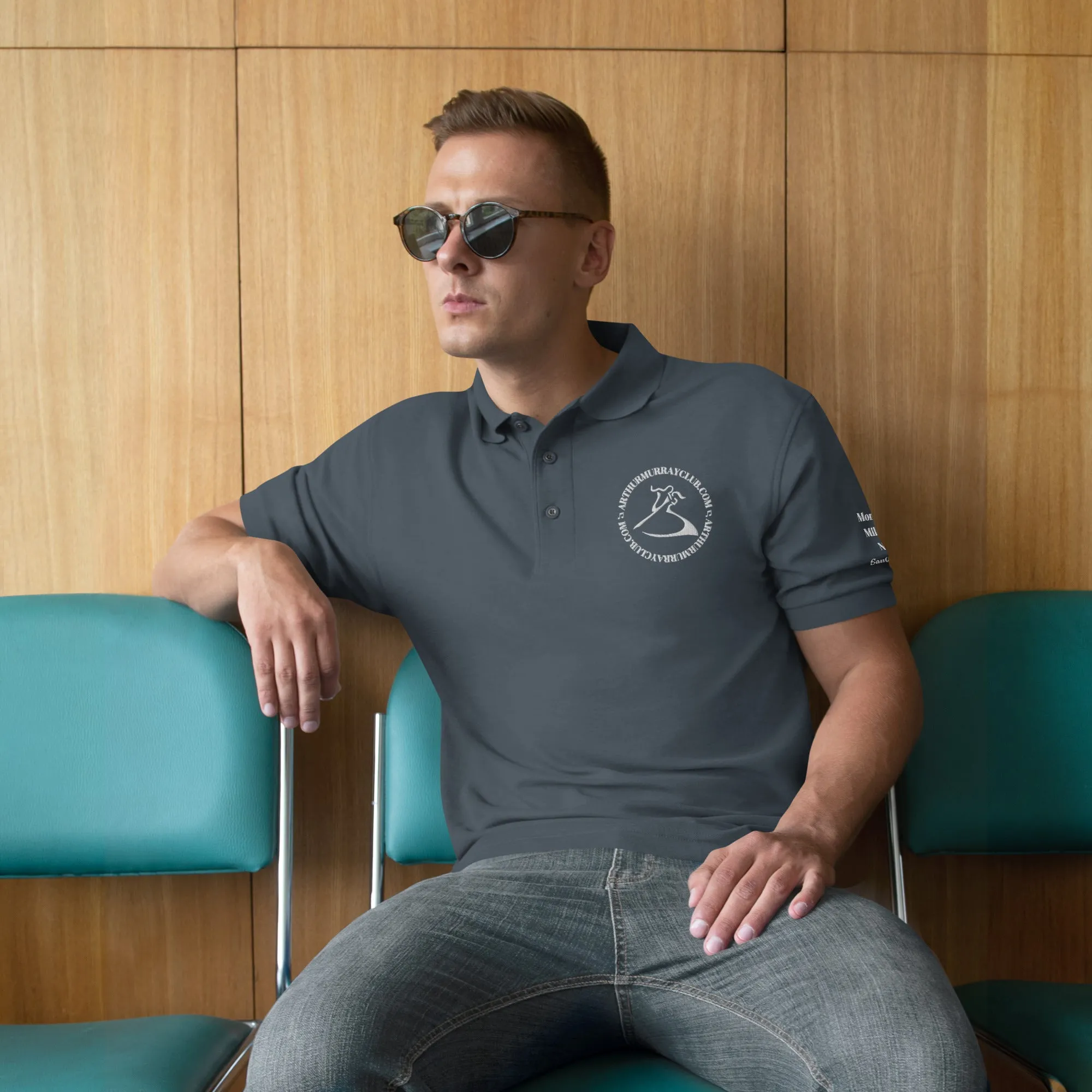 Arthur Murray Men's Premium Polo