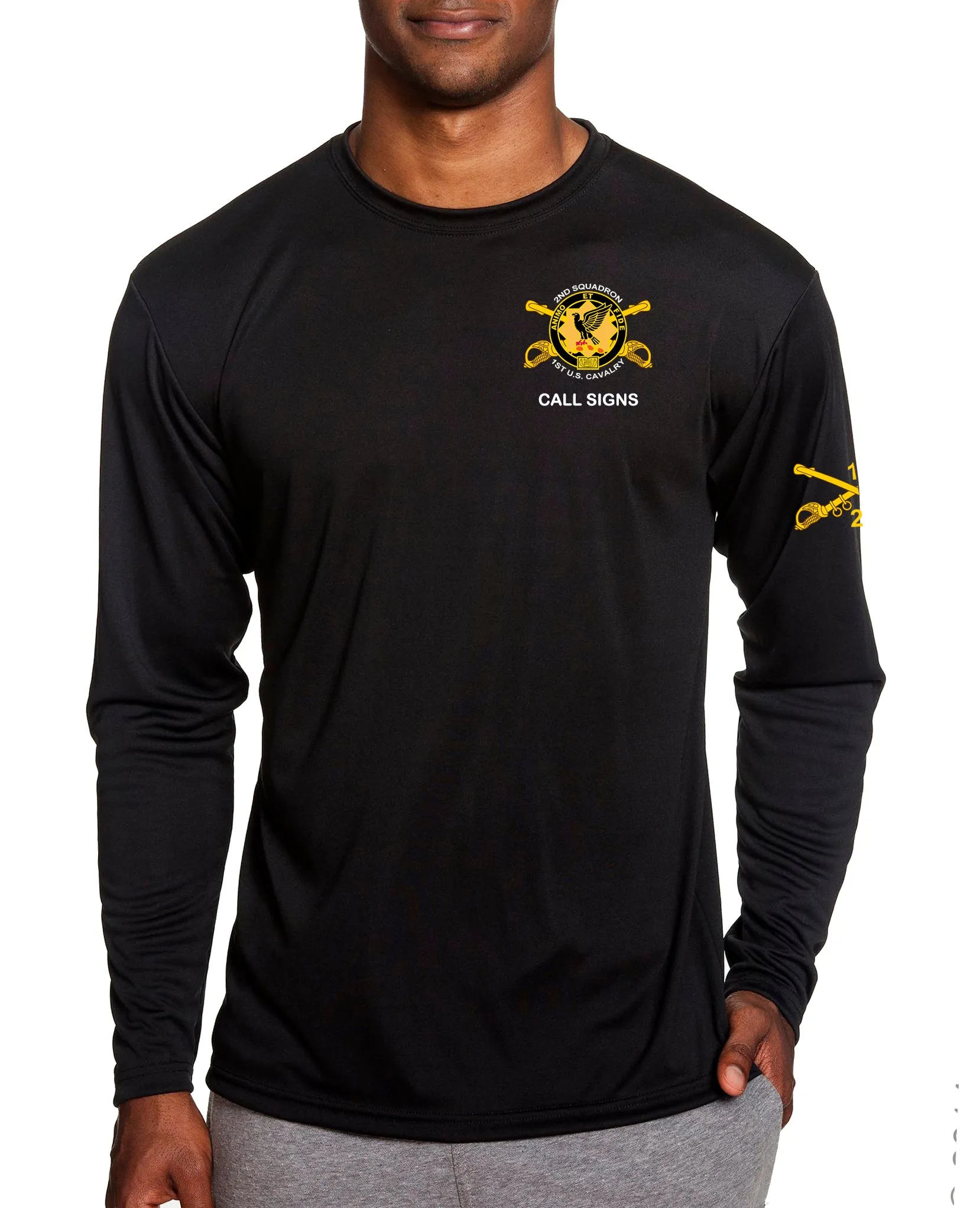B Company Long Sleeve Performance PT Shirt. This shirt IS approved for PT.
