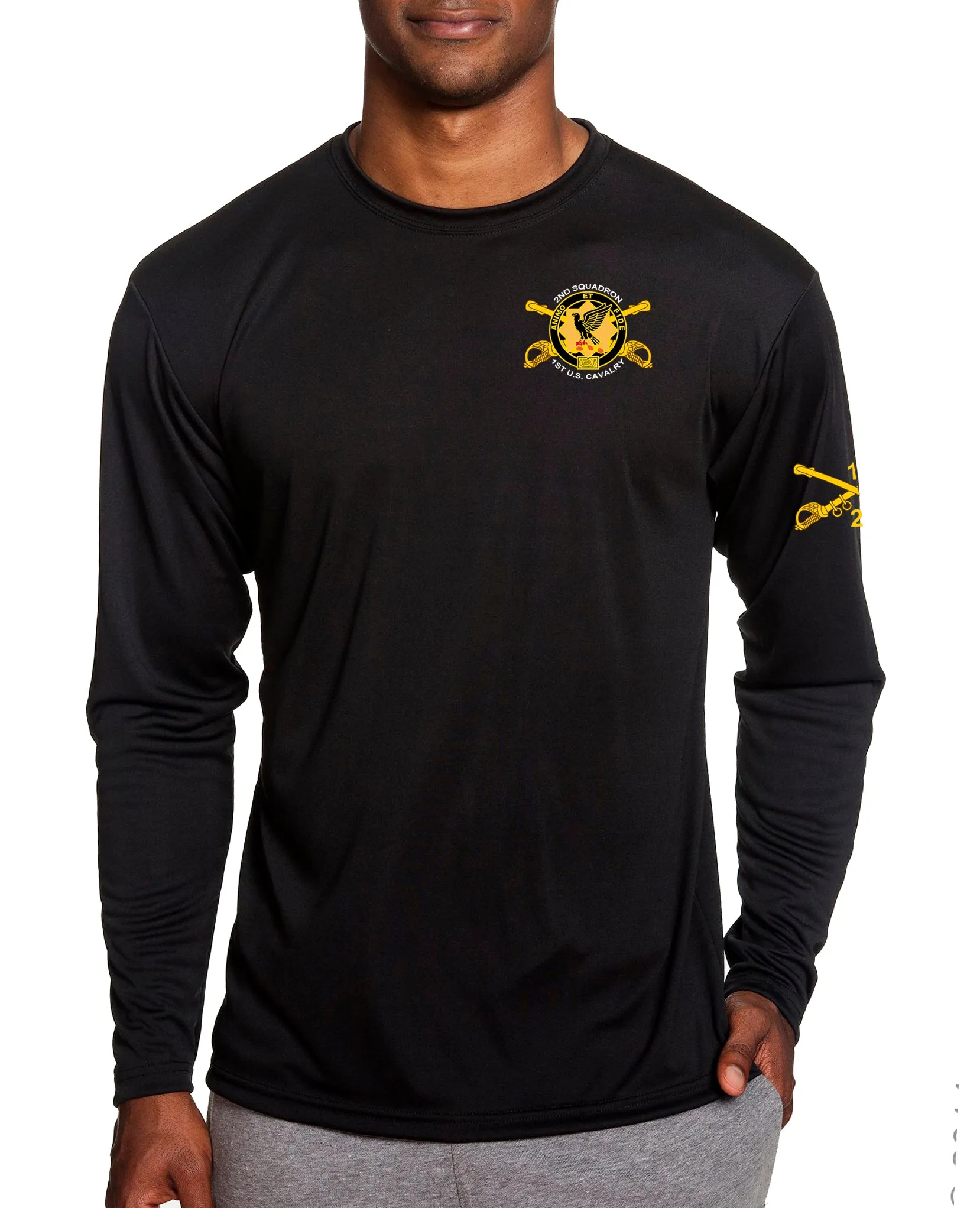 B Company Long Sleeve Performance PT Shirt. This shirt IS approved for PT.