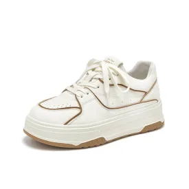 BeauToday Leisure Platform Sneakers with Breathable Air Hole for Women