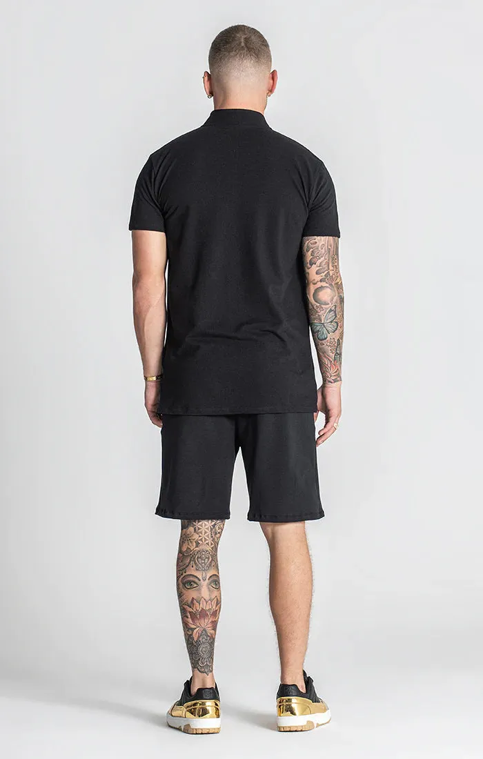 Black Glimpse Up Shorts