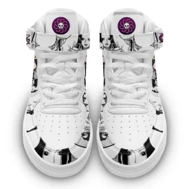Boa Hancock Sneakers Air Mid OP Custom Anime Shoes Mix Manga