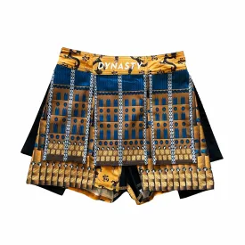 Bushido Samurai Armor Fight Shorts (Gold)