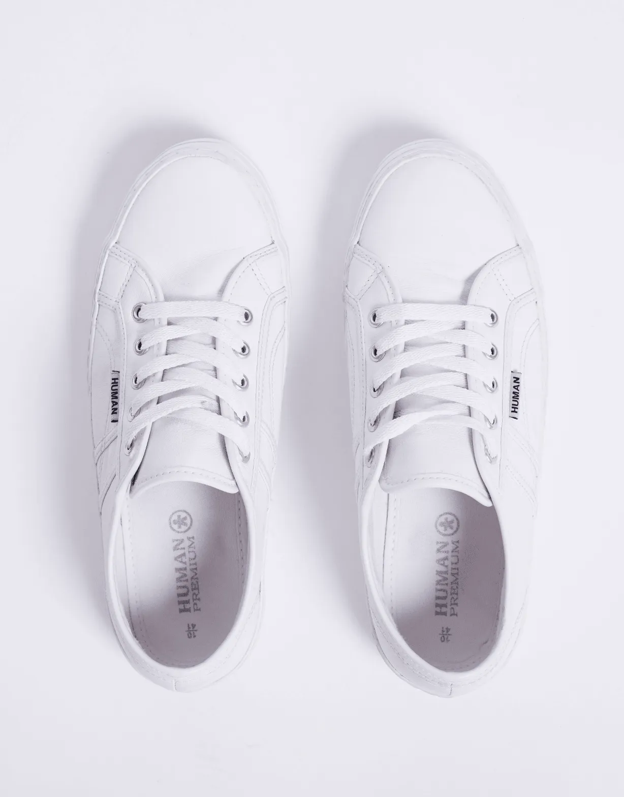 Cass Leather Sneakers - White