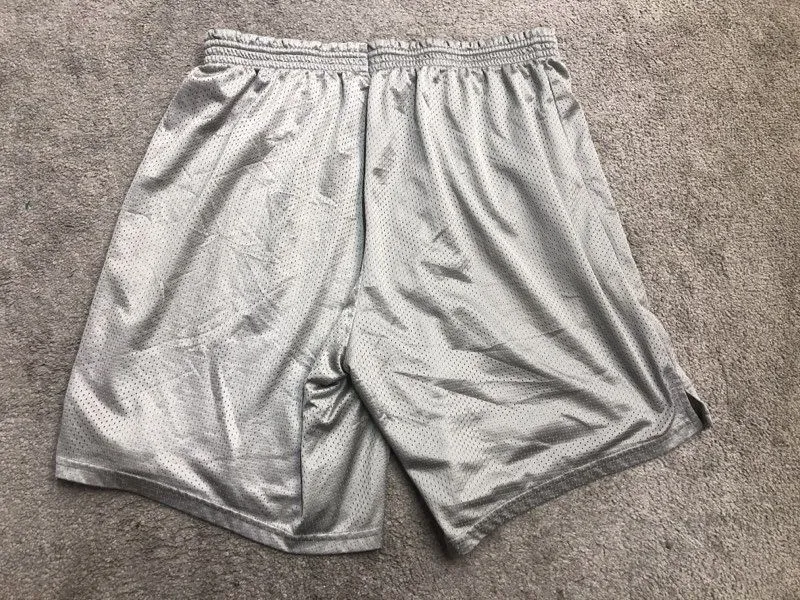 Champion Shorts Mens Large Gray Bermuda Activewear Running Training Sports Logo