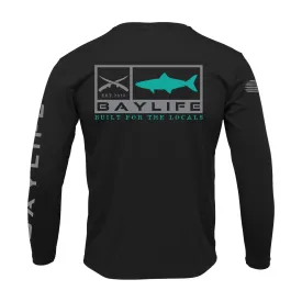 Cobia Locals | Performance Long Sleeve | Black