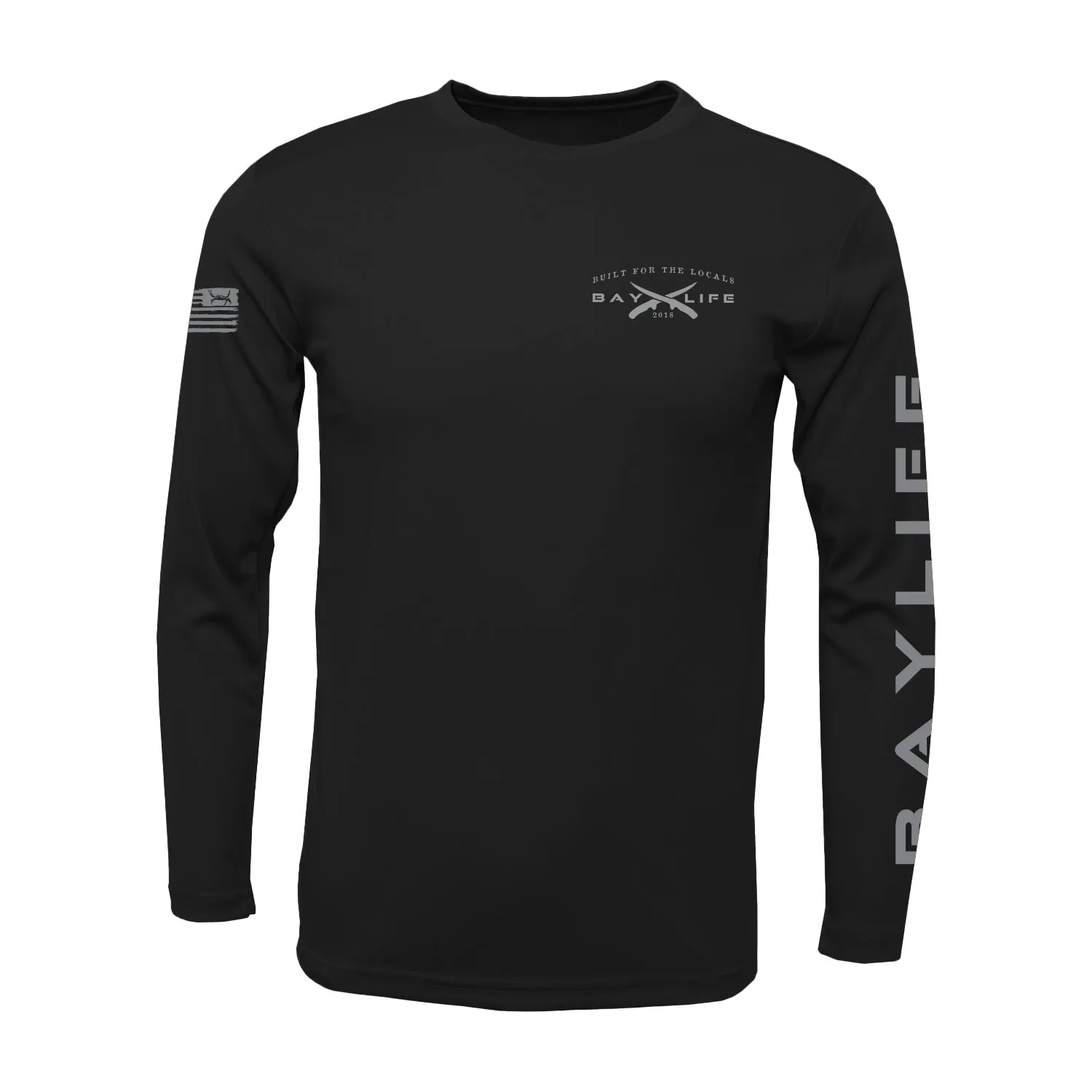 Cobia Locals | Performance Long Sleeve | Black