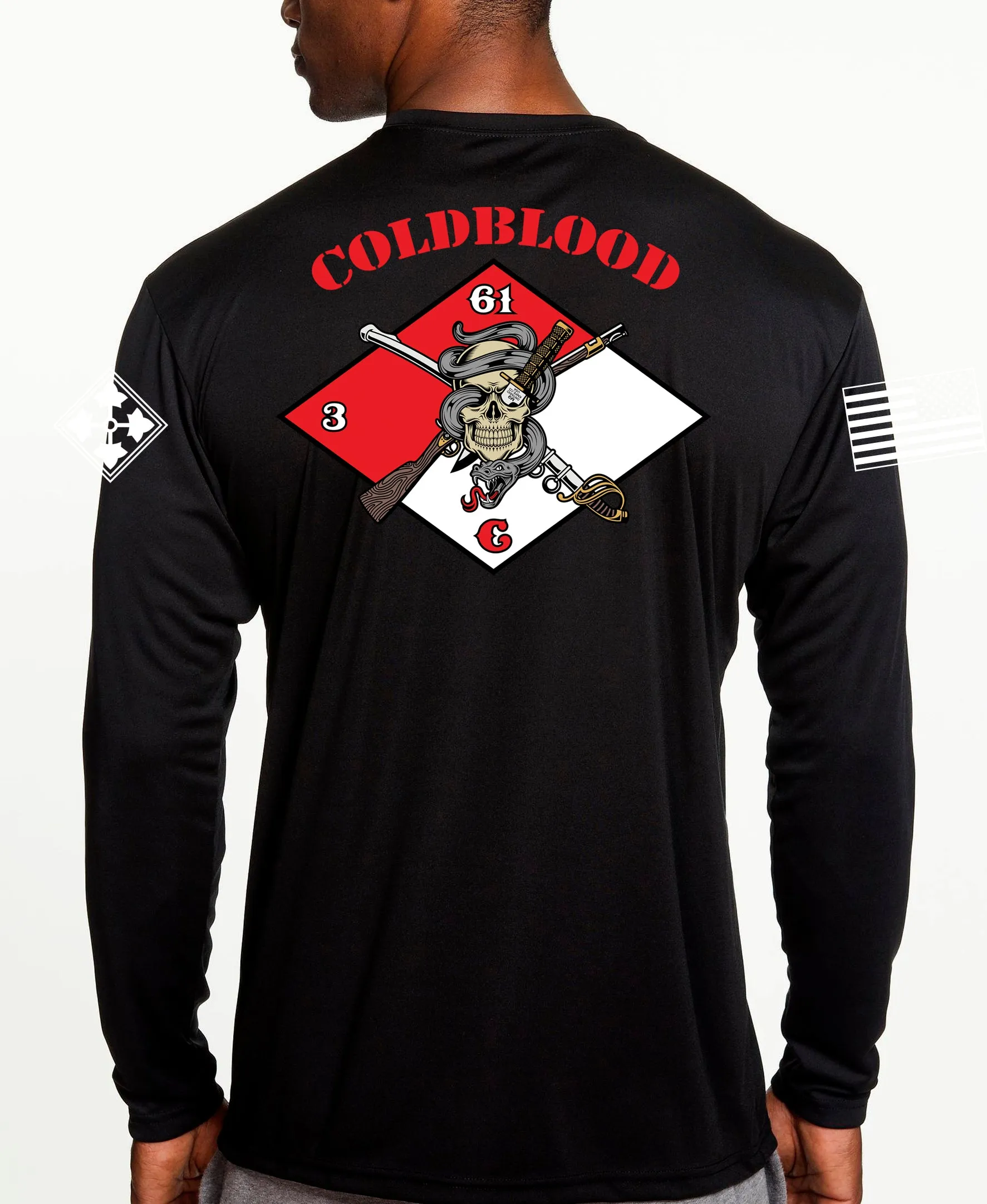 Coldblood Long Sleeve Performance PT Shirt. This shirt IS approved for PT.