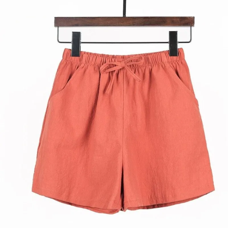 Cotton Linen Shorts For Women