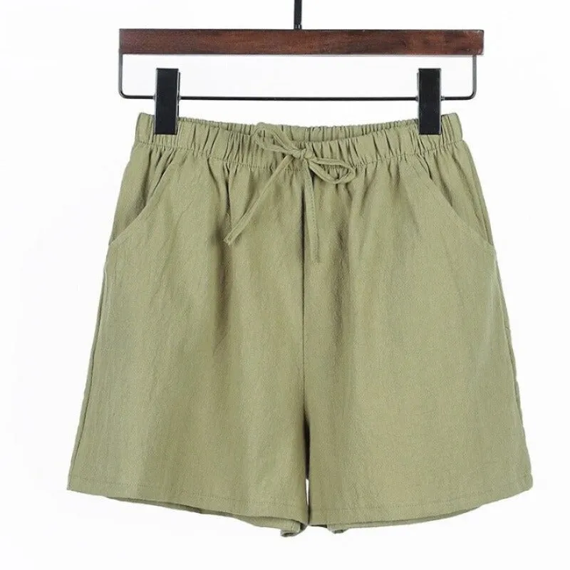 Cotton Linen Shorts For Women