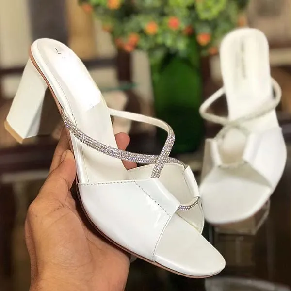 Designer Soft Brand Logo Heels