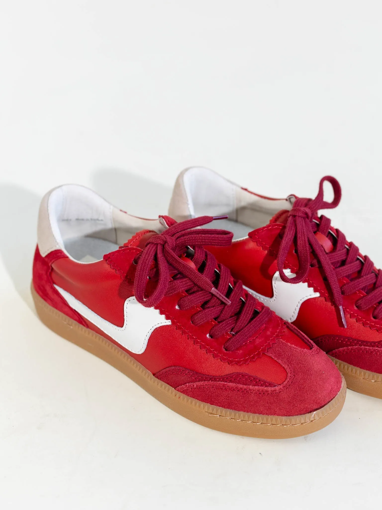 Dolce Vita Notice Sneaker - Crimson Suede