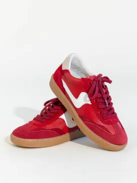 Dolce Vita Notice Sneaker - Crimson Suede