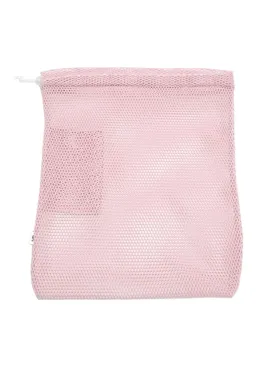 Drawstring Mesh Bag - Pink