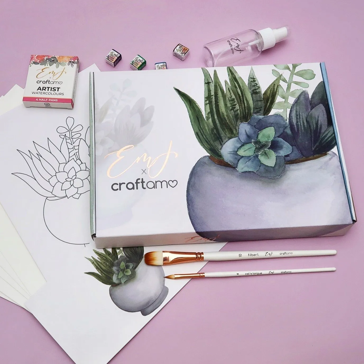 Emma Lefebvre X Craftamo / Paint With Emma March Box