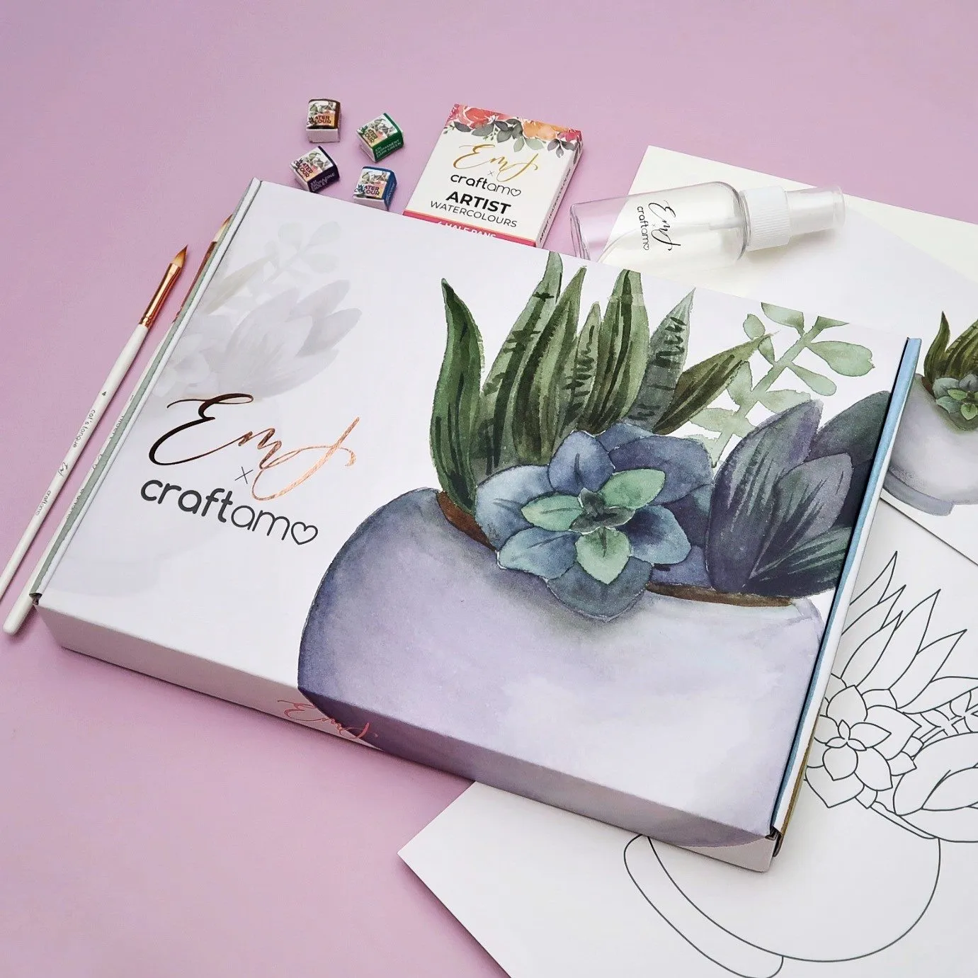 Emma Lefebvre X Craftamo / Paint With Emma March Box