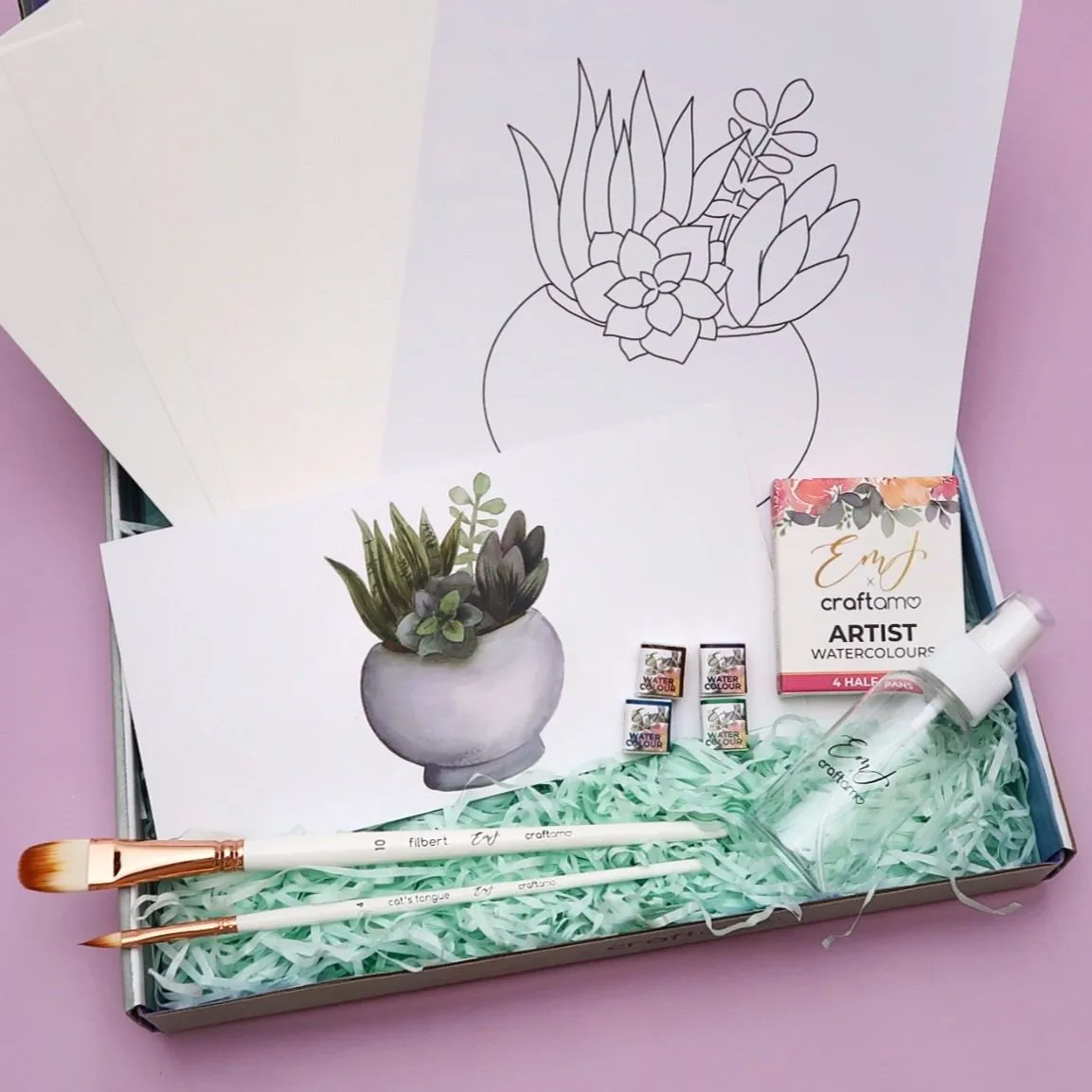 Emma Lefebvre X Craftamo / Paint With Emma March Box