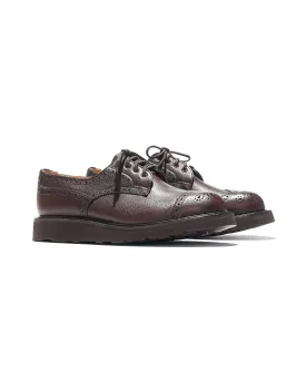 Engineered Garments x Tricker's  Asymmetric Gibson - Brown Scotch Grain Morflex
