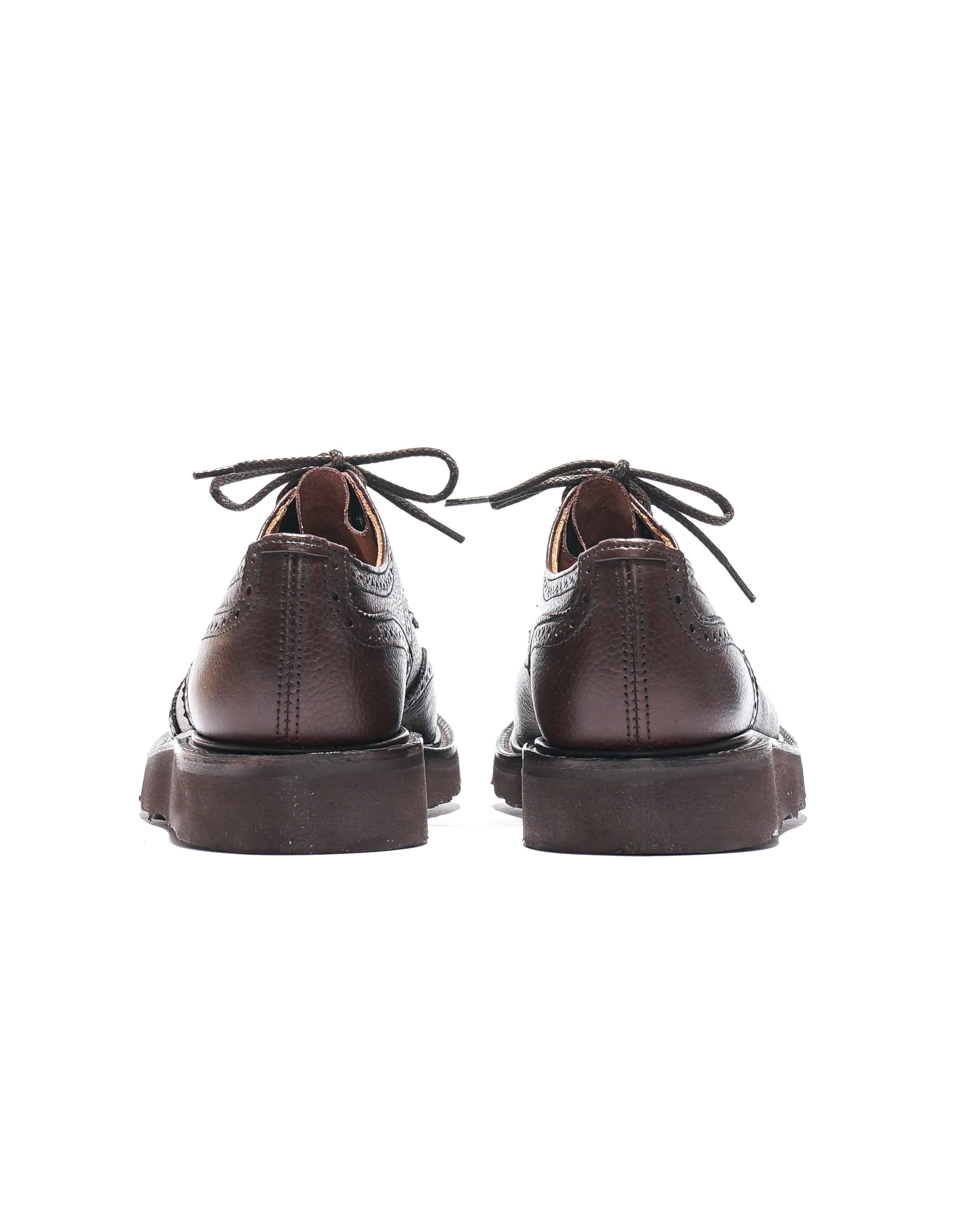 Engineered Garments x Tricker's  Asymmetric Gibson - Brown Scotch Grain Morflex