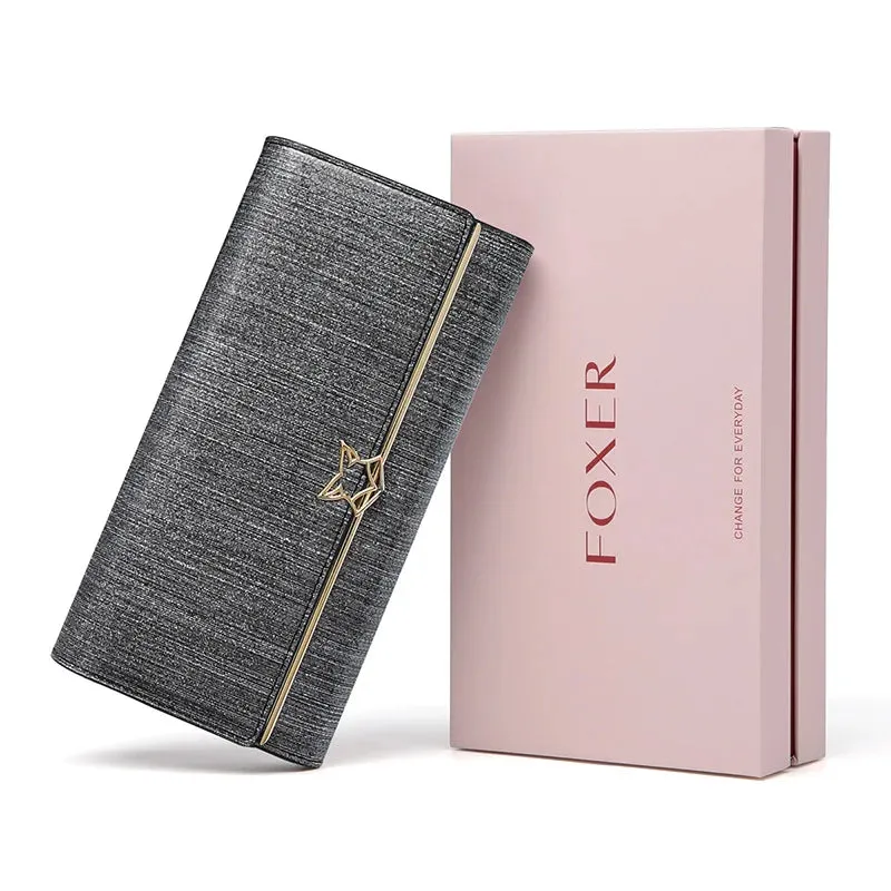 FOXER Brand Split Leather Wallets