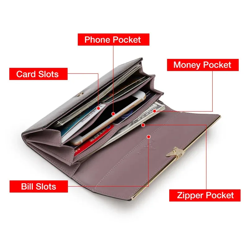 FOXER Brand Split Leather Wallets