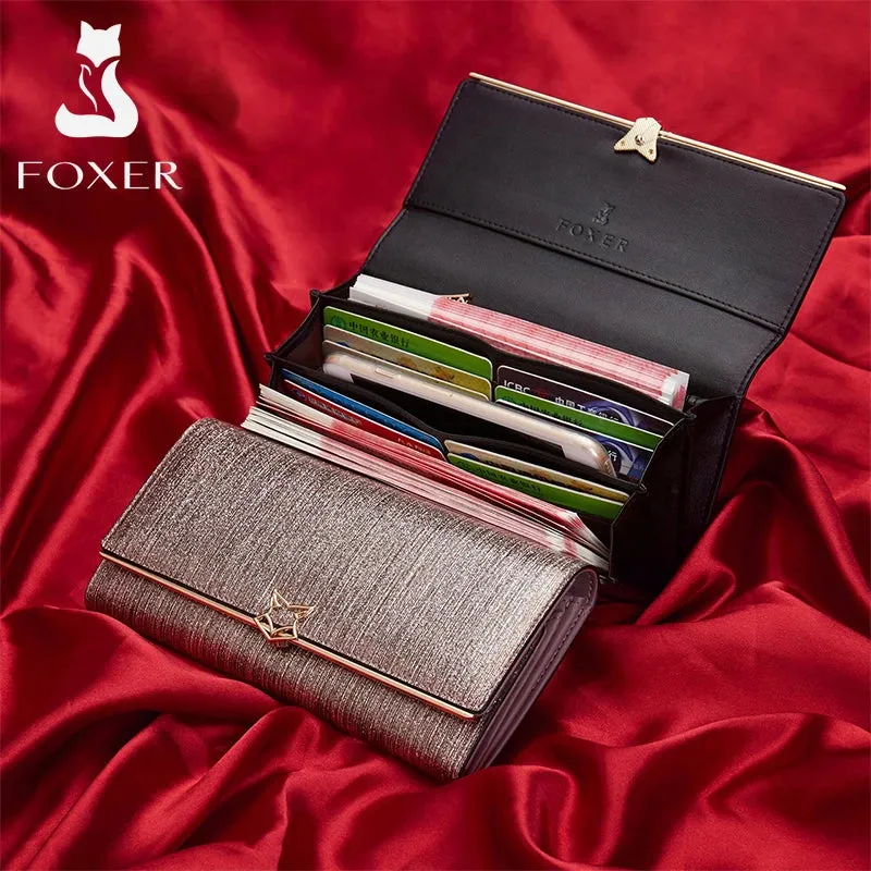 FOXER Brand Split Leather Wallets