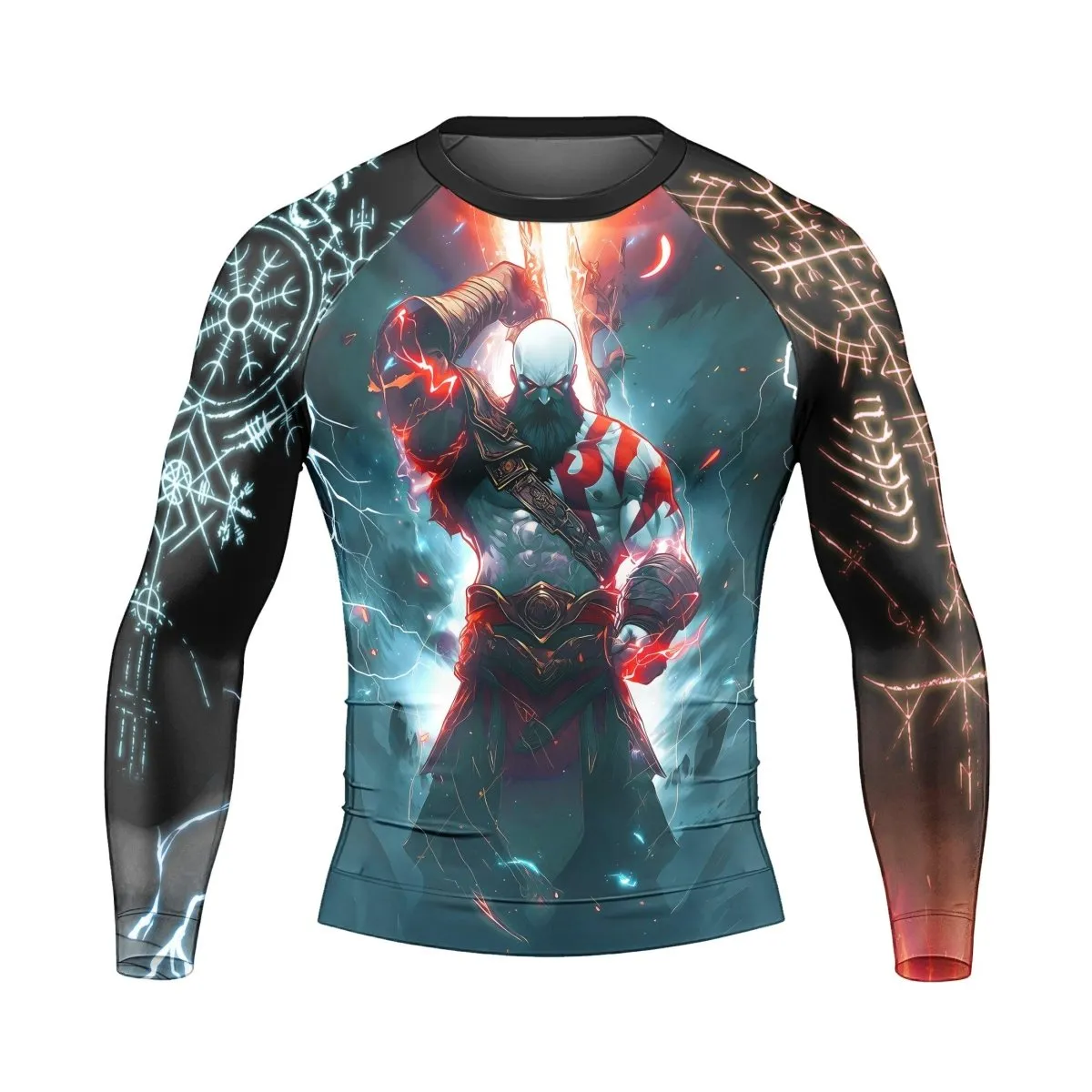 God Of War Long Sleeve Rash Guard