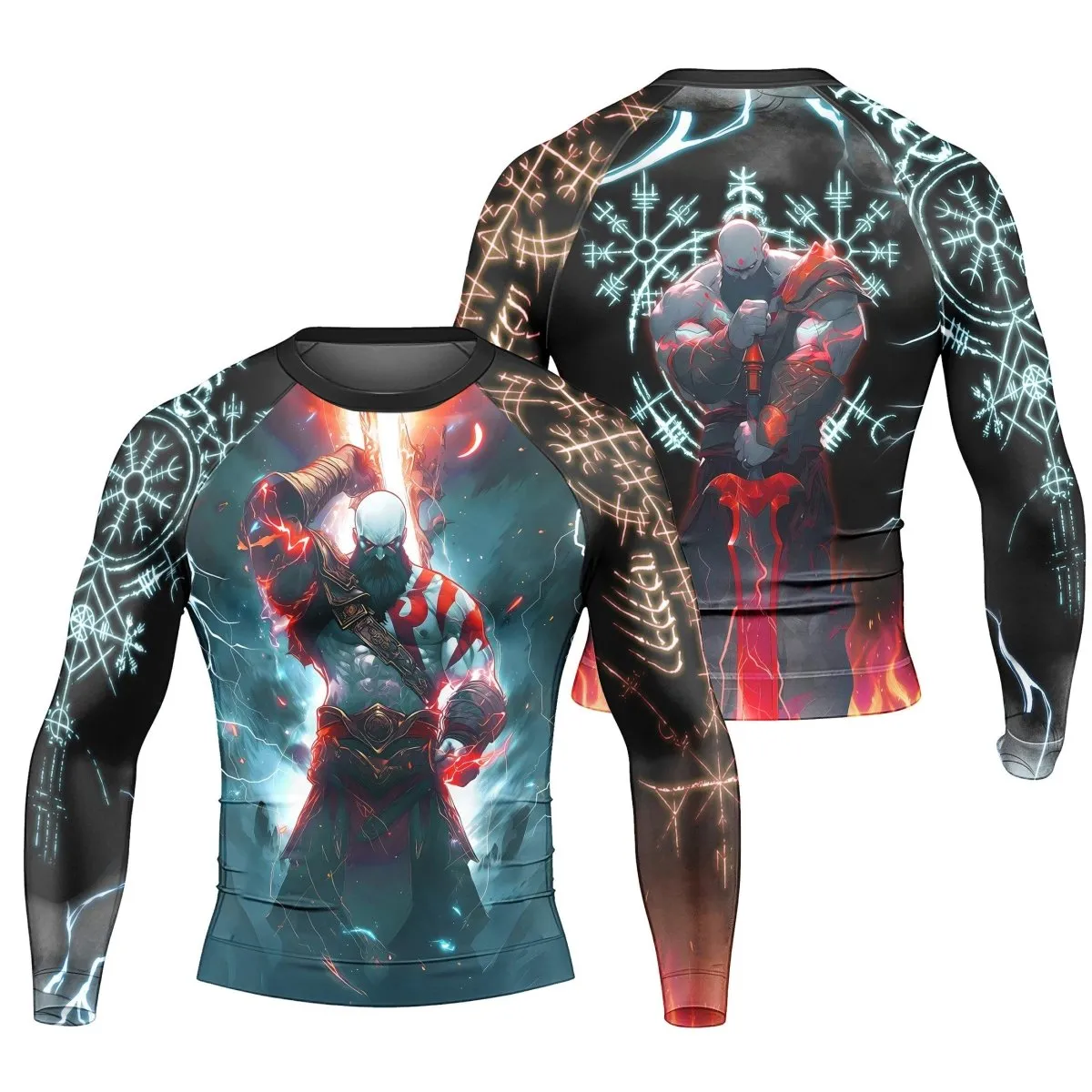 God Of War Long Sleeve Rash Guard
