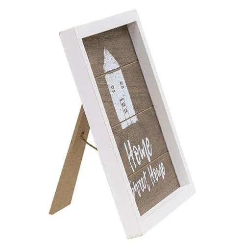 *Home Framed Sign w/ Easel - Home Sweet Home