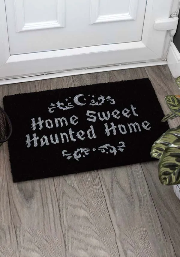 Home Sweet Haunted Home [Black] | DOORMAT