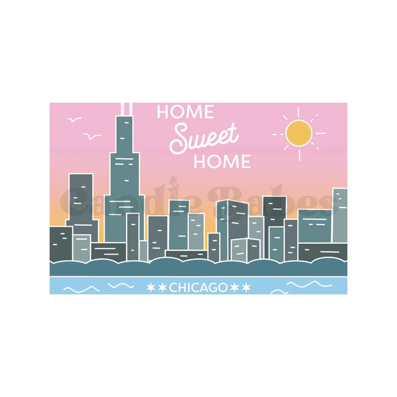 Home Sweet Home Chicago Candle
