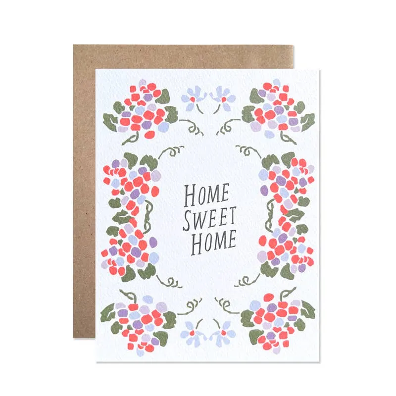 Home Sweet Home Grapes Greeting Card