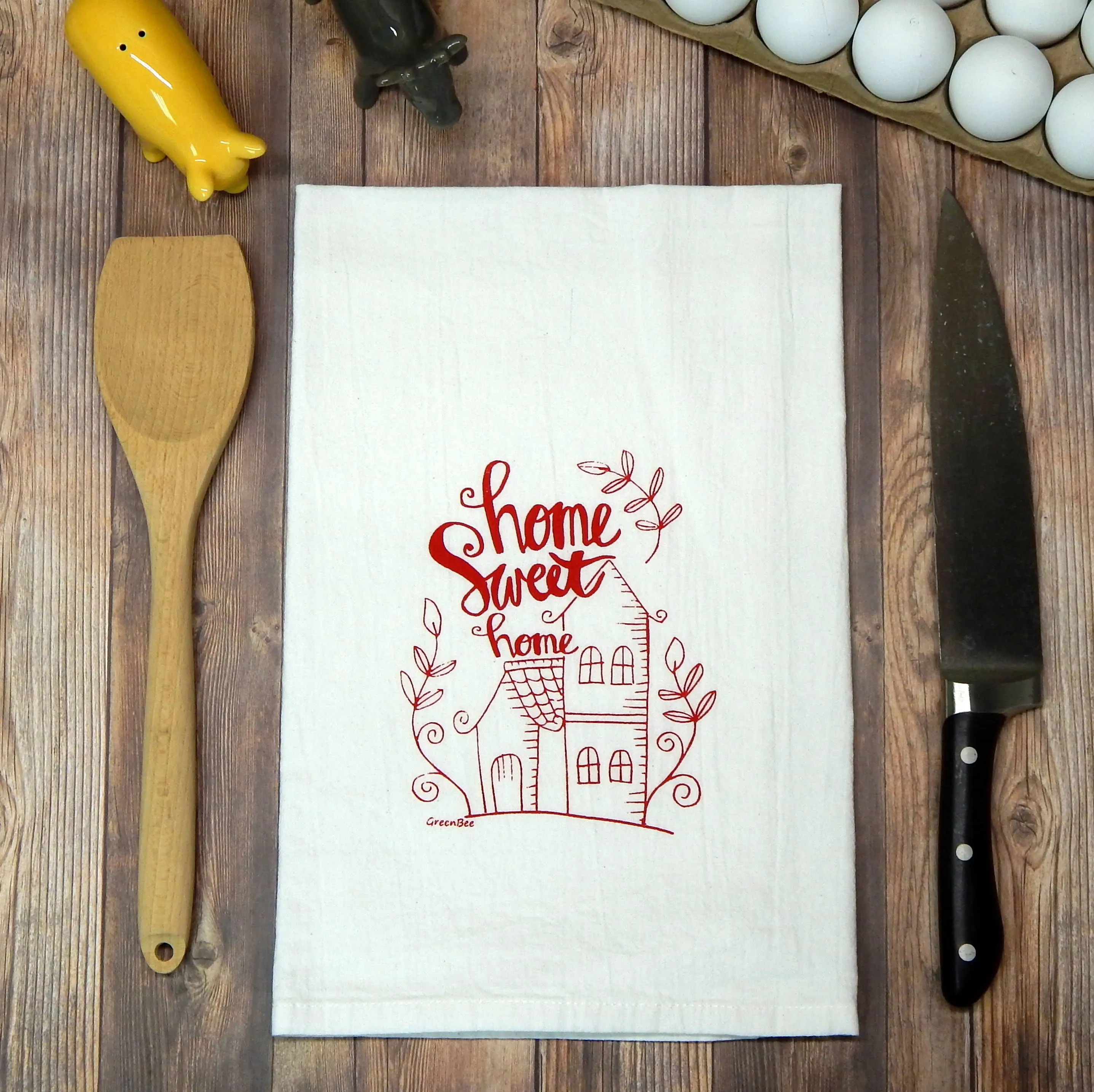 Home Sweet Home Tea Towel