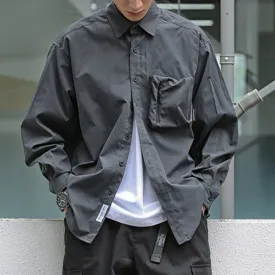 Japanese Loose Solid Color Shirt
