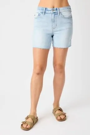 Judy Blue High Waist Destroy Back Shorts 15279