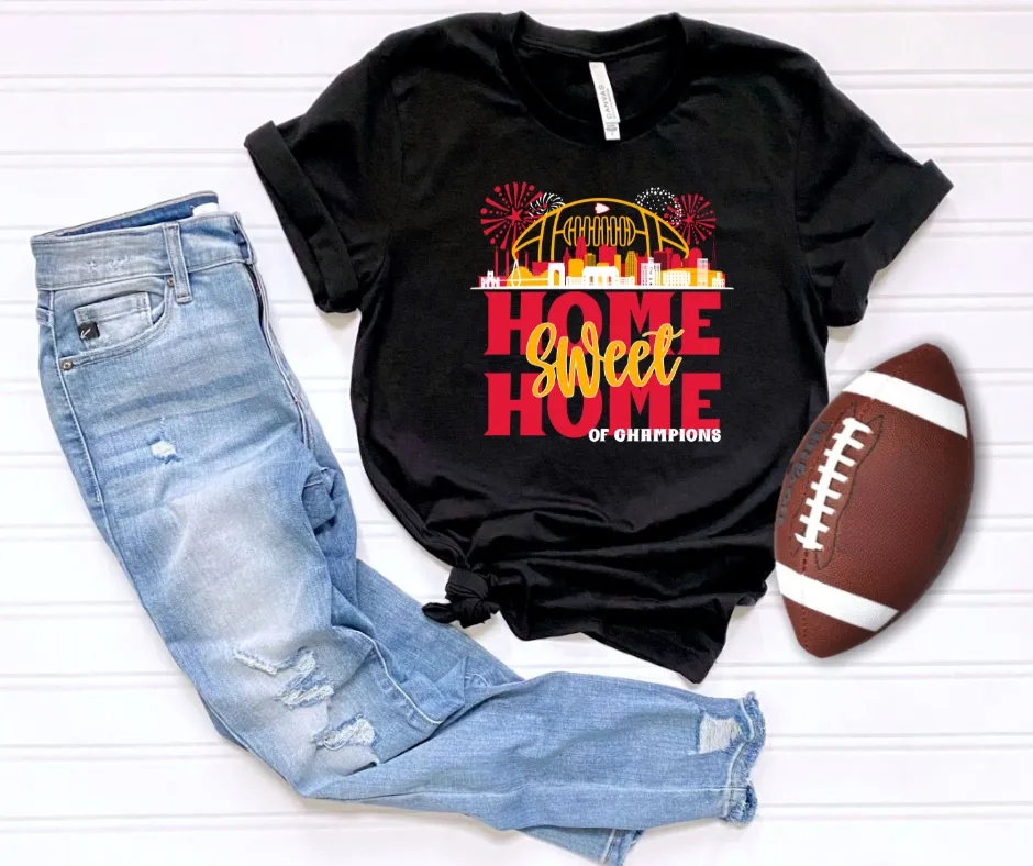 KC Home Sweet Home Black Tee