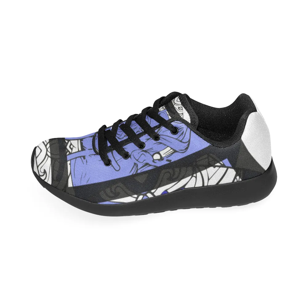 Kids Gemini Zodiac Print Canvas Sneakers
