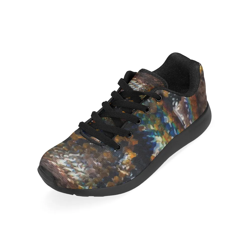 Kids Snake Print Canvas Sneakers