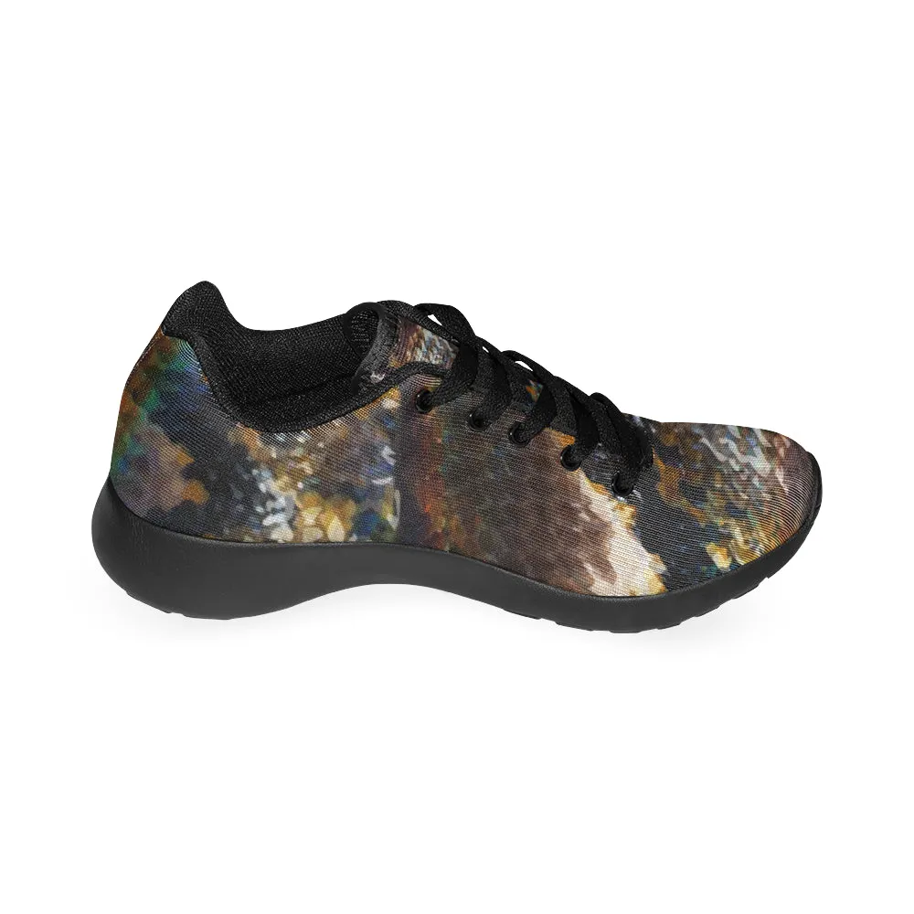 Kids Snake Print Canvas Sneakers