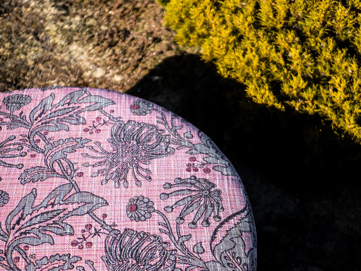 Large Round Ottoman